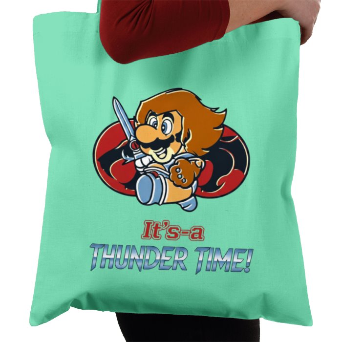 Super Mario Bro's x Thundercats - Its A Thunder Time Tote Bag