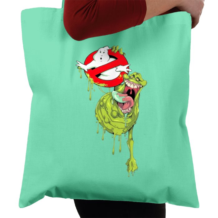 Ghostbusters - Slimer Logo Tote Bag