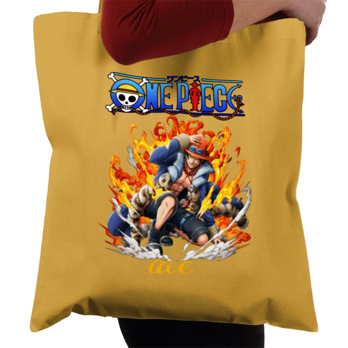 One Piece - Ace Portrait Tote Bag