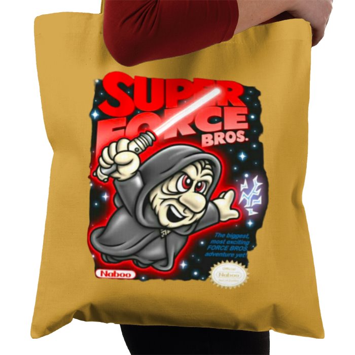 Super Mario Bro's & Star Wars - Super Force Bros Tote Bag