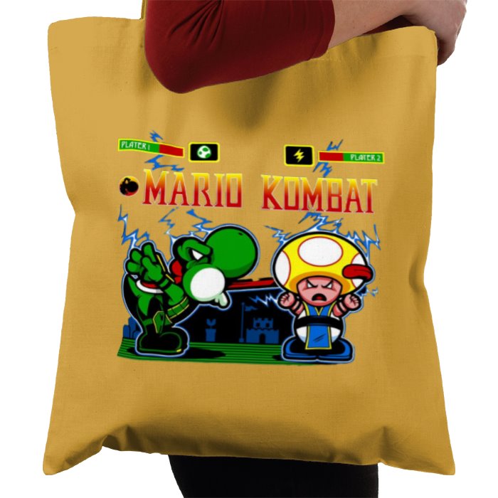 Super Mario Bro's & Mortal Kombat - Mario Kombat Tote Bag