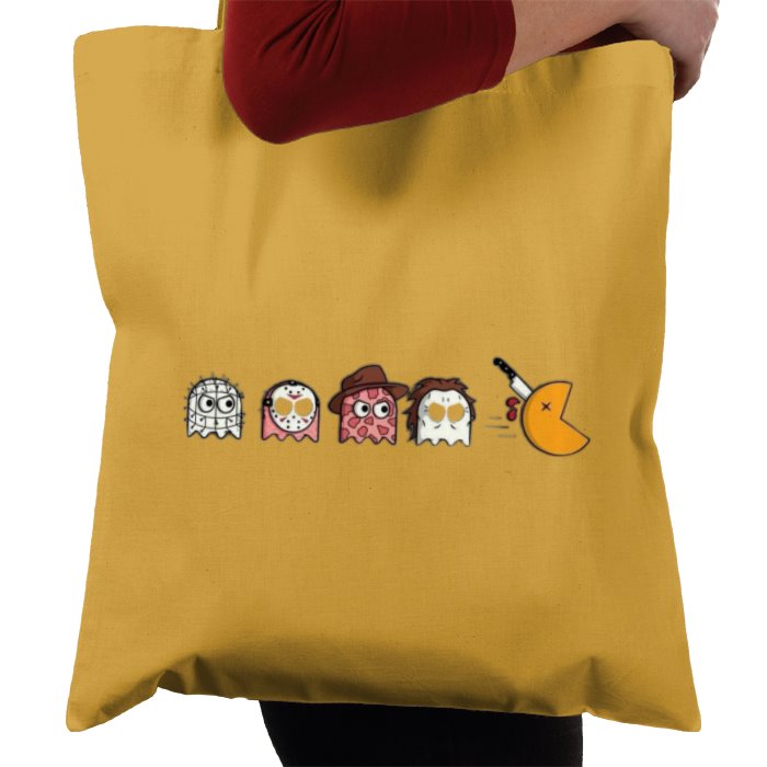 Pacman & Horror Movies - Horror Mashup Tote Bag