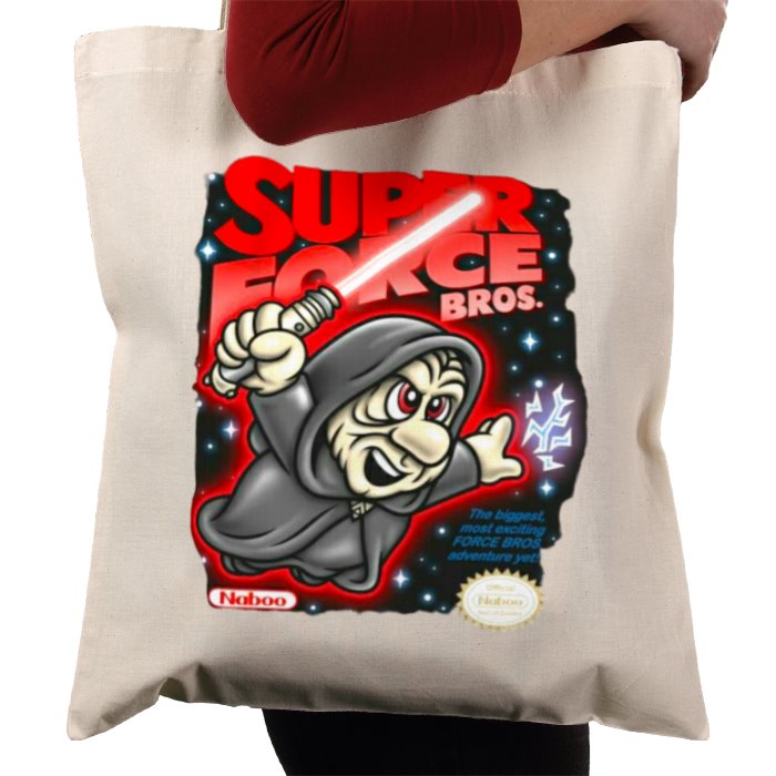 Super Mario Bro's & Star Wars - Super Force Bros Tote Bag