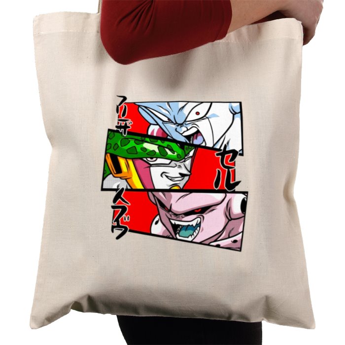 Dragonball Z - Villain Faces Tote Bag