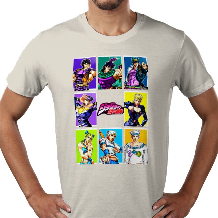 JoJo's Bizarre Adventure - Grid Collage T-Shirt