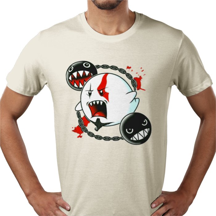 Super Mario x God Of War - Ghost Of War T-Shirt
