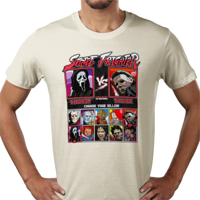 Horror Movies & Street Fighter - Street Frighter T-shirt