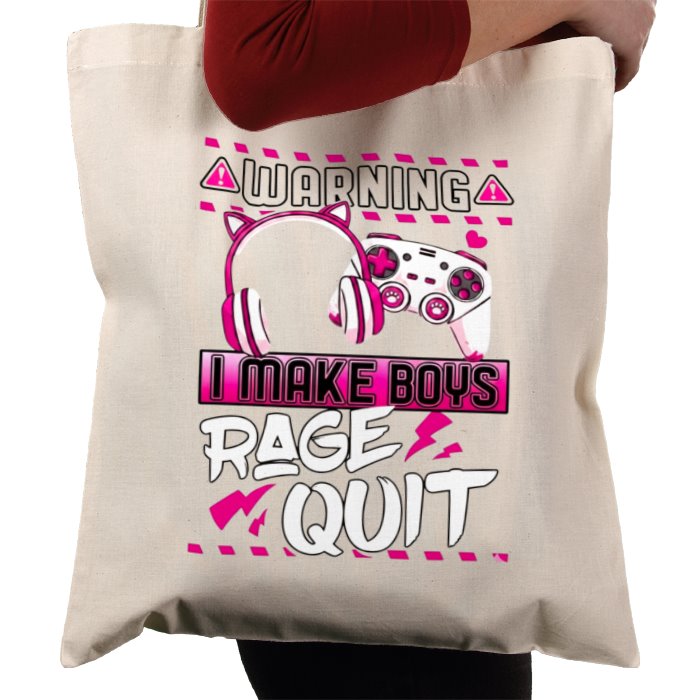 I Make Boys Rage Quit Tote Bag