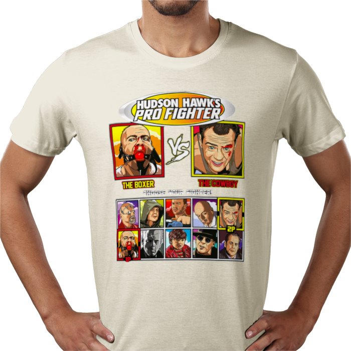 Bruce Willis - Pulp Fiction VS Die Hard T-shirt