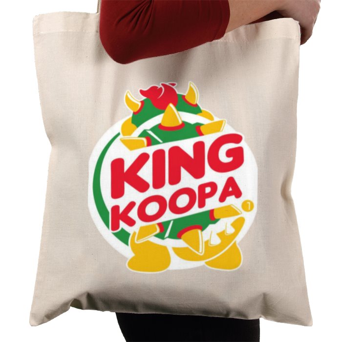 Super Mario Bro's & Burger King - King Koopa Tote Bag