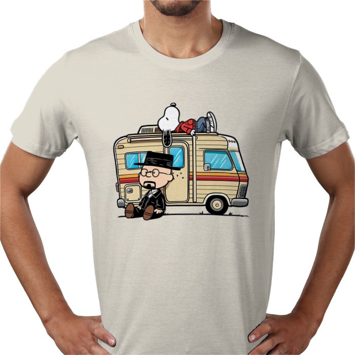 Peanuts x Breaking Bad Parody T-Shirt