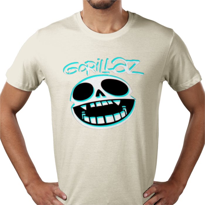 Gorillaz - Skull Cover T-Shirt