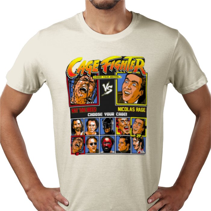 Nicholas Cage & Street Fighter - Cage Fighter T-shirt