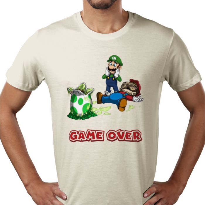 Super Mario x Aliens - Xeno Egg Game Over T-shirt