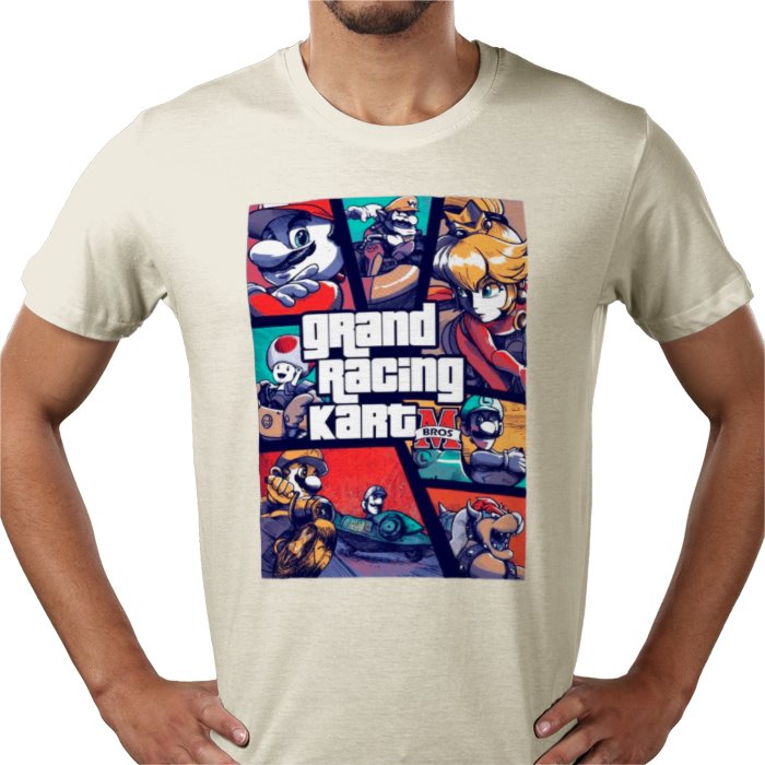 Mario Kart x Grand Theft Auto - Grand Racing Kart T-Shirt