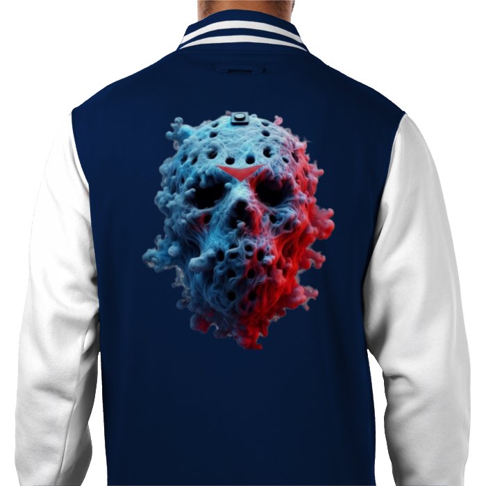 Masked Customz Friday 13th - Smoke Mask Varsity Jacket – Camden CustomZ