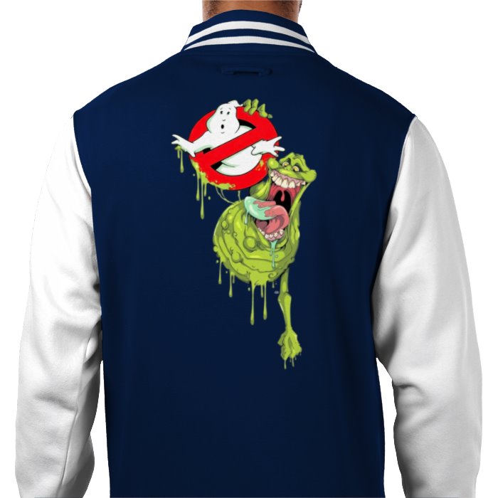 Ghostbusters - Slimer & Logo Varsity Jacket