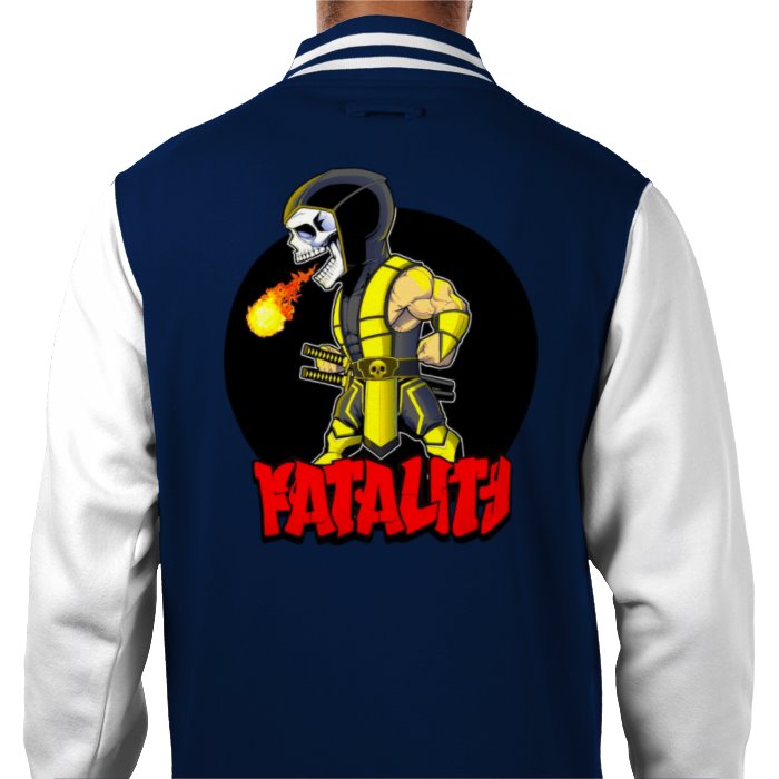 Mortal Kombat - Scorpion Fatality Varsity Jacket
