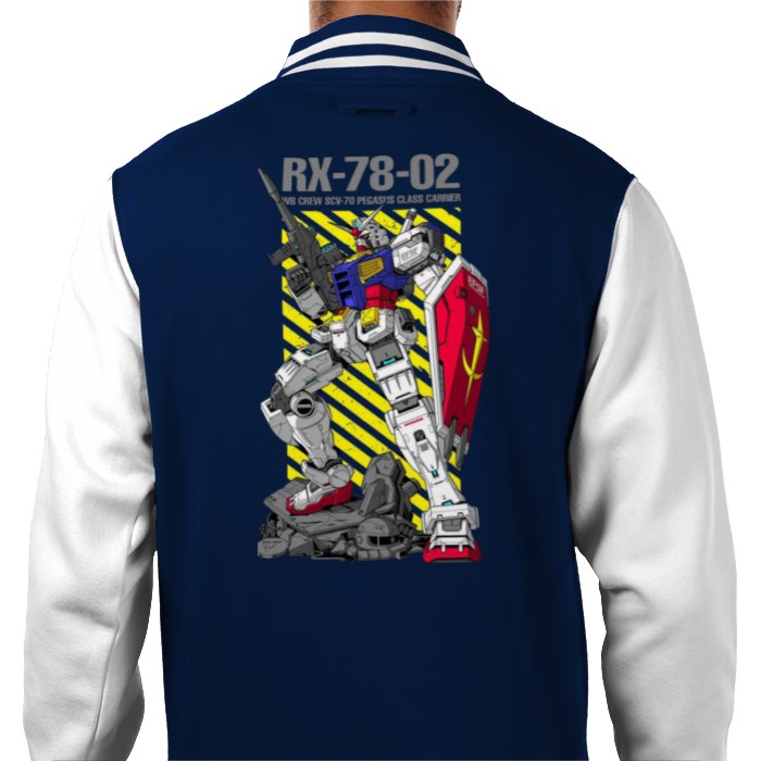 Gundam Wing - RX 78 02 Varsity Jacket