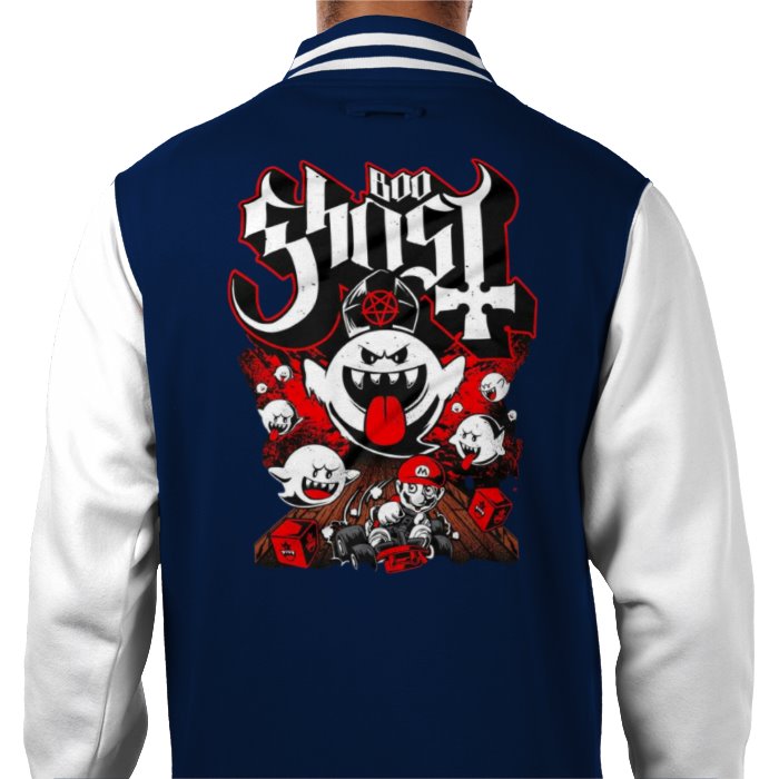 Mario Kart - Boo Ghost Theme Varsity Jacket