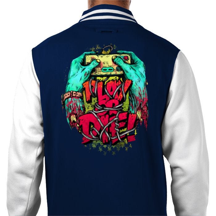 Play Or Die Varsity Jacket