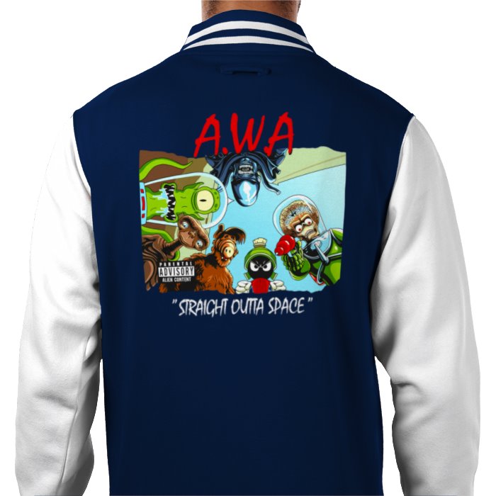 Aliens Without Attitude Varsity Jacket
