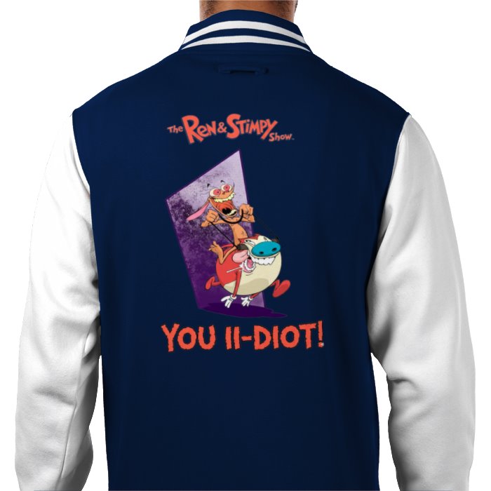 Ren & Stimpy - You II-diot Varsity Jacket