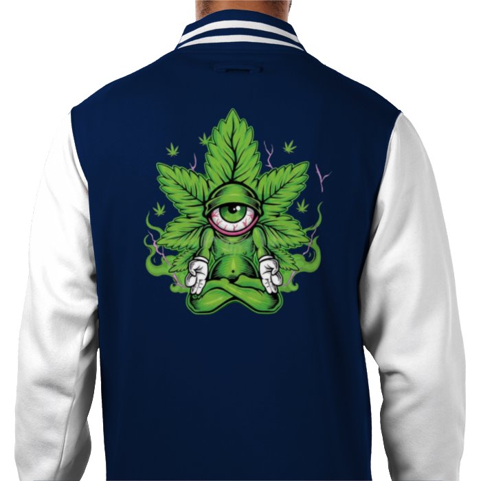 Cannabis Eye Varsity Jacket