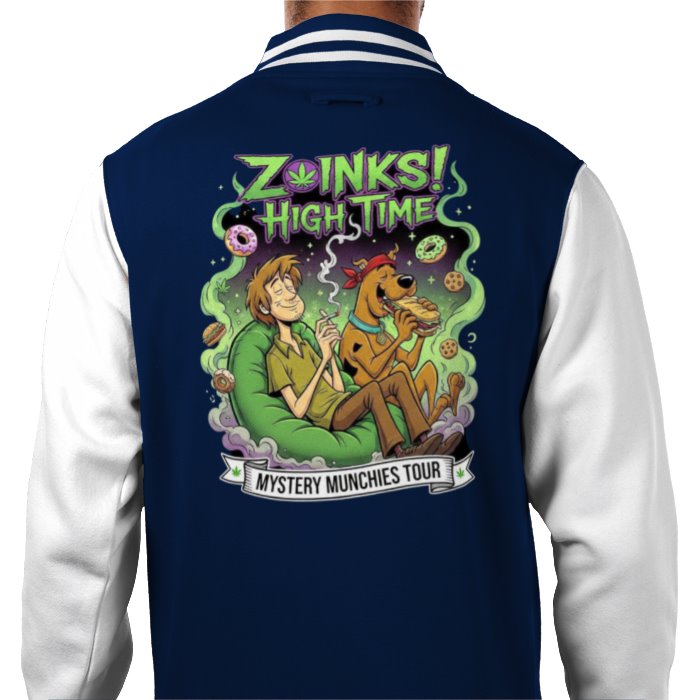 Scooby Doo Zoinks Varsity Jacket