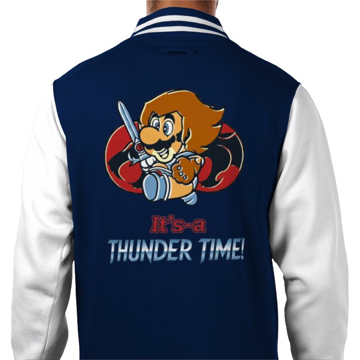 Super Mario x Thundercats - Its 'a Thunder Time Varsity Jacket