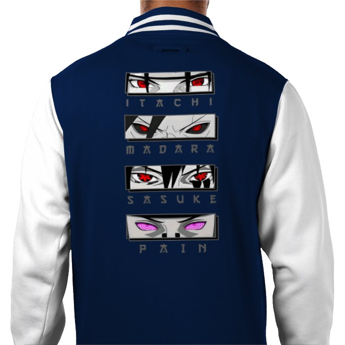 Naruto - More Eyes Varsity Jacket