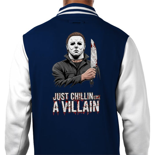 Halloween - Chilin Like A Villain Varsity Jacket