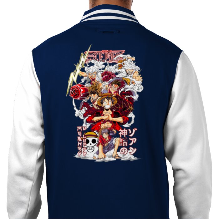 One Piece - Luffy Theme 3 Varsity Jacket