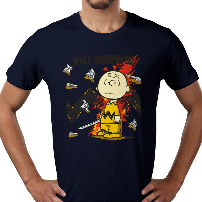 Peanuts x Kill Bill — Kill Brown T-Shirt