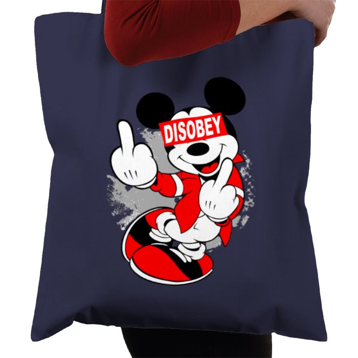 Mickey Mouse - Disobey Tote Bag