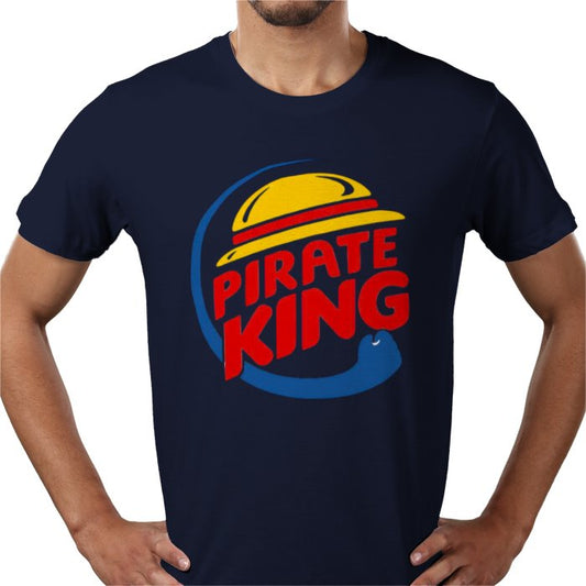 One Piece & Burger King - Pirate King T-shirt