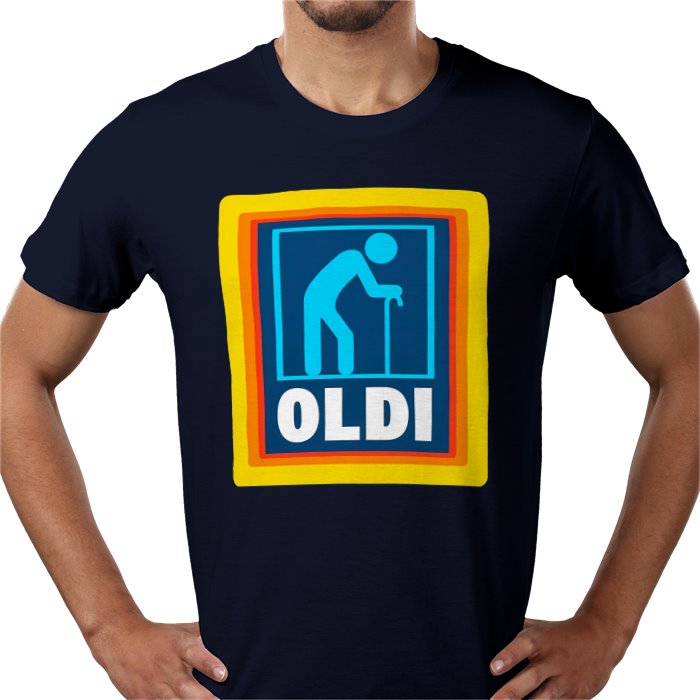 ALDI Parody OLDI T-shirt