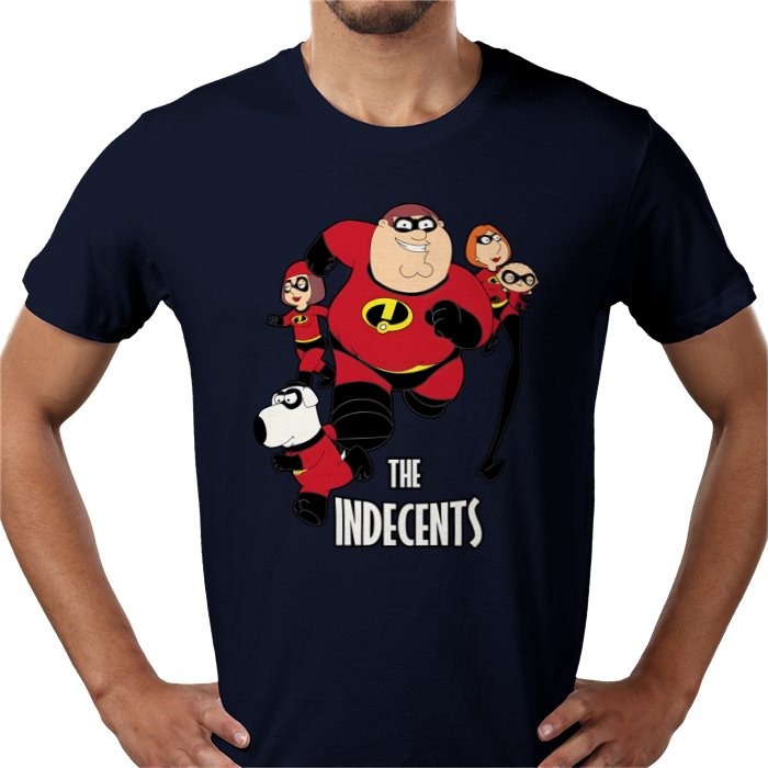 Family Guy x The Incredibles Parody - The Indecents T-Shirt