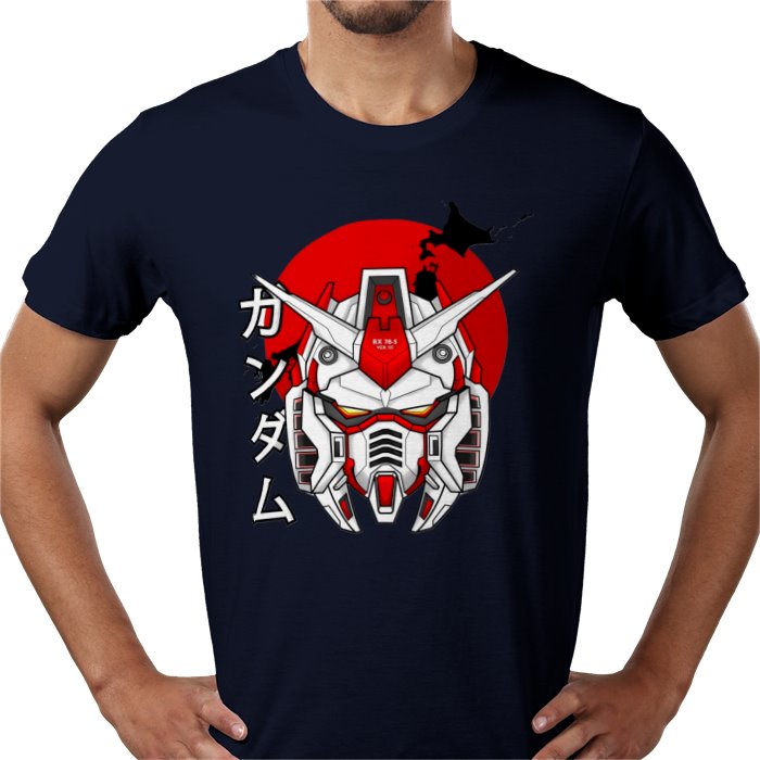 Gundam Wing - RX 78 5 Head T-Shirt
