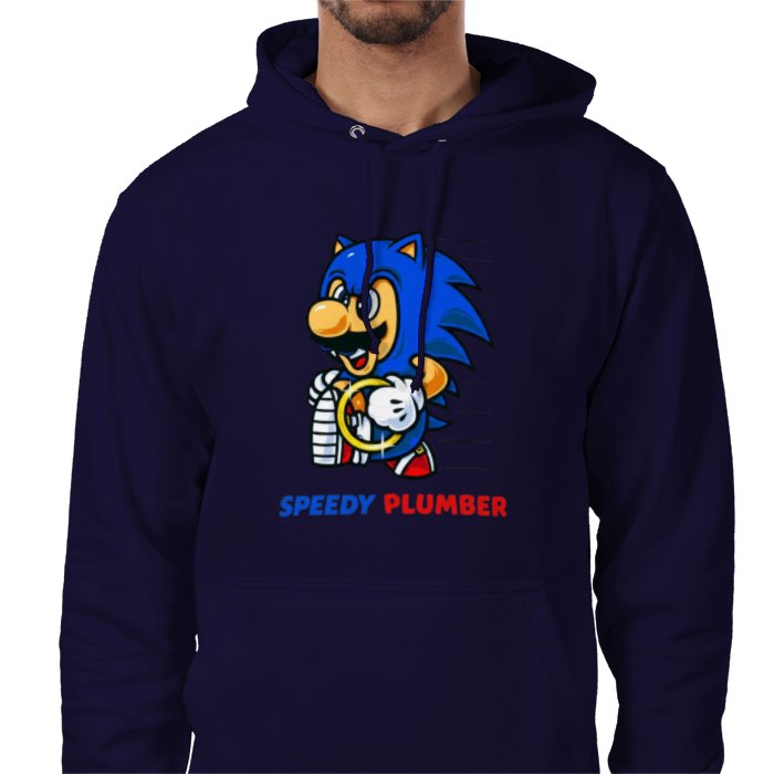Super Mario x Sonic - Speedy Plumber Value Hoodie