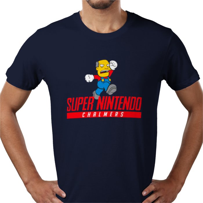 Nintendo x Super Mario Bro's x The Simpsons - Super Nintendo Chalmers T-shirt