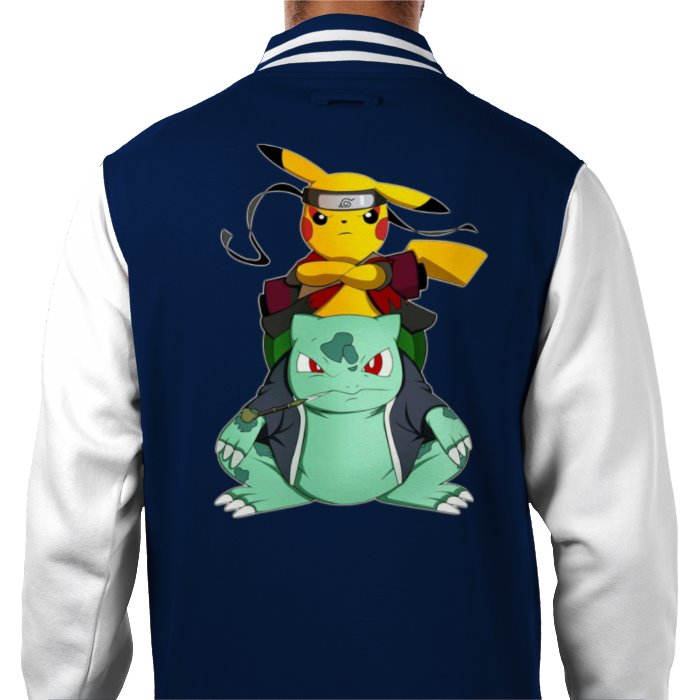 Pokémon & Naruto - Poke Ninjas Varsity Jacket