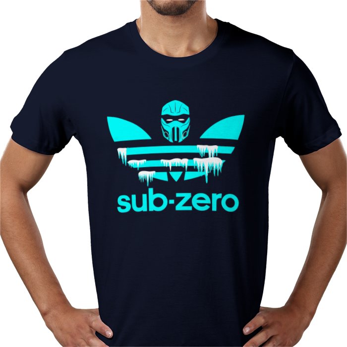 Mortal Kombat x Adidas — Sub-Zero Theme T-Shirt