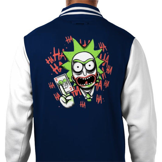 Rick & Morty & Batman - Joker Ha Ha Varsity Jacket