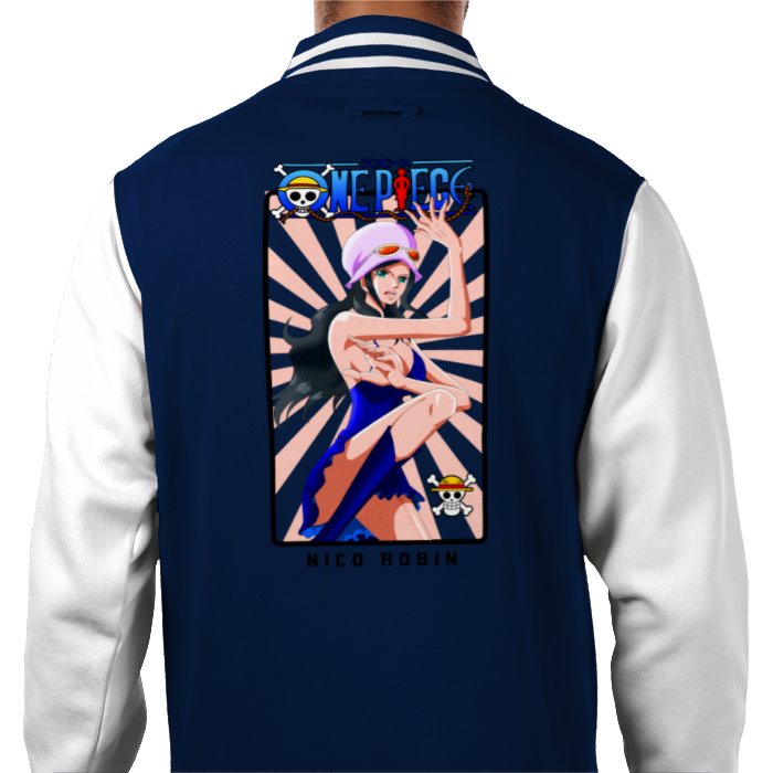 One Piece - Nico Robin Theme 1 Varsity Jacket