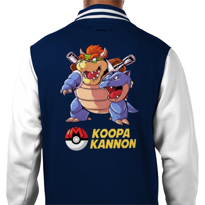 Super Mario x Pokémon - Koopa Kannon Varsity Jacket