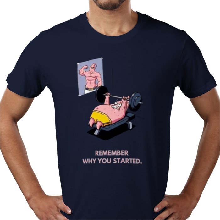 Dragonball Z & SpongeBob Square Pants- Remember Why You Started T-shirt