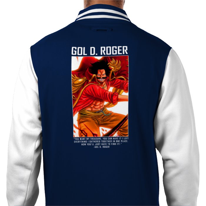 One Piece - Gold Roger Theme 1 Varsity Jacket