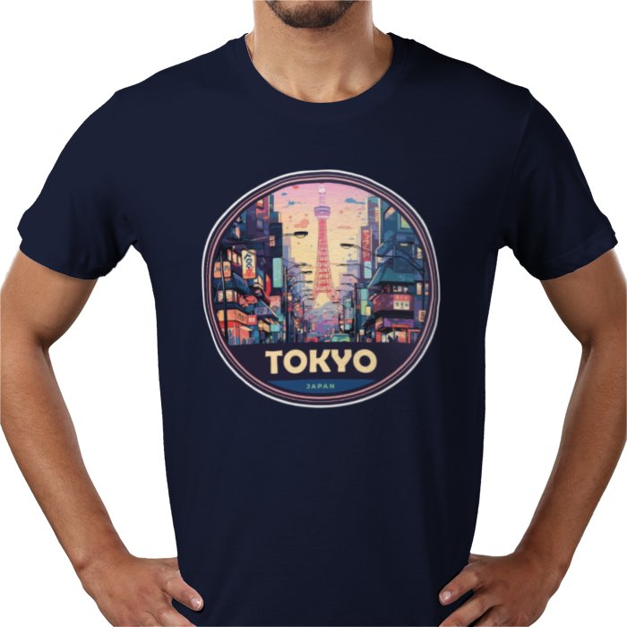 Tokyo Japan Badge T-shirt