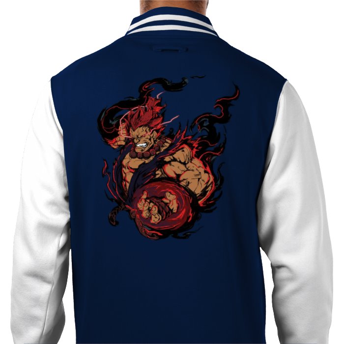 Street Fighter - Akuma Punch Varsity Jacket